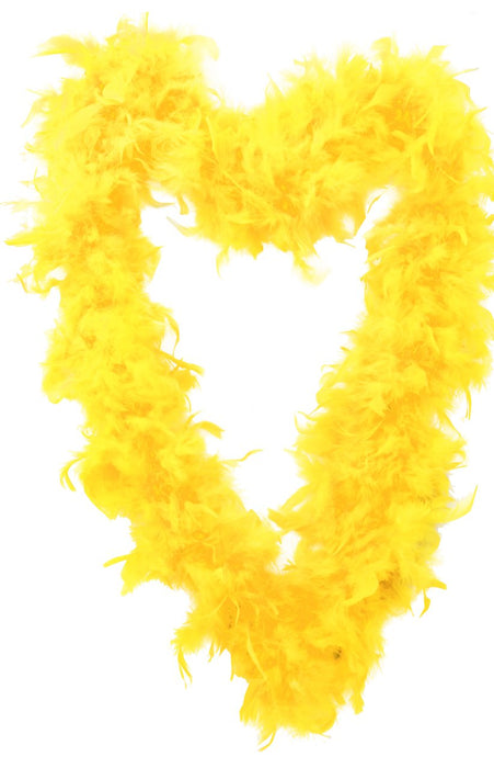 Feather Boa - Yellow