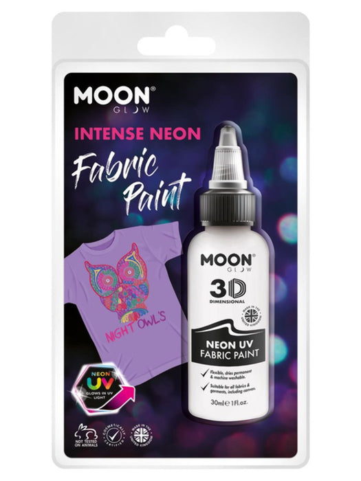 Neon UV Fabric Paint - White