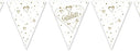 50th Golden Anniversary Bunting - Paper - The Ultimate Balloon & Party Shop
