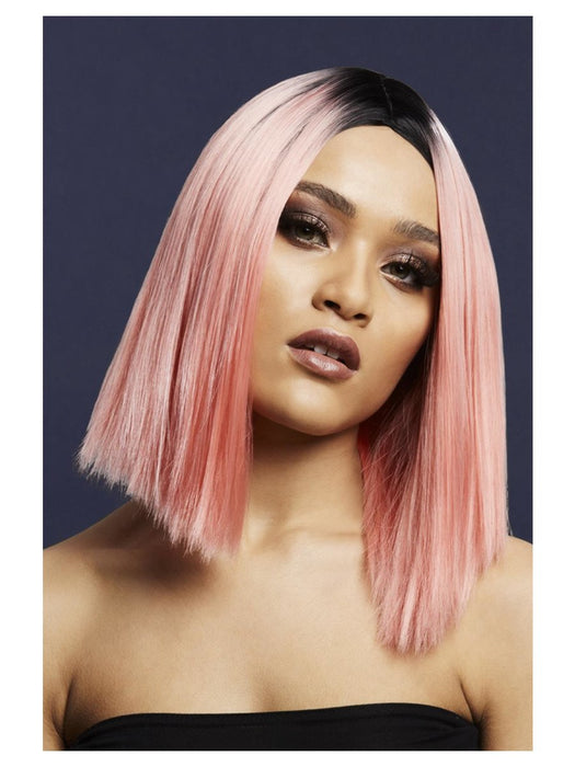 Kylie Fever Wig - Coral Pink