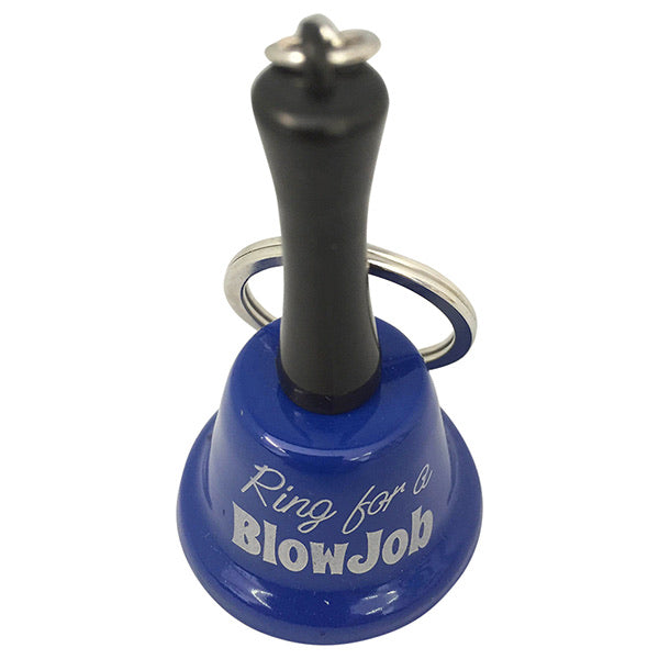 Keyring Mini Bell – Ring For A Blowjob - The Ultimate Balloon & Party Shop