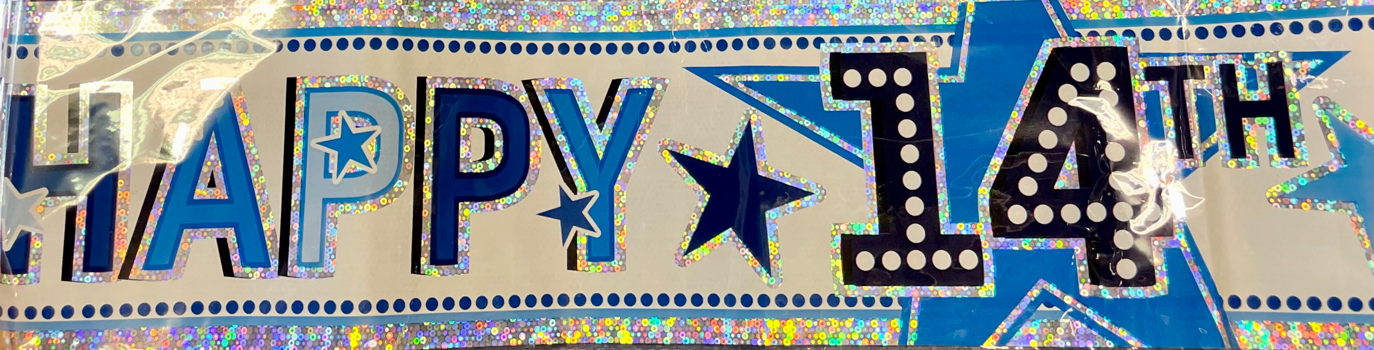 Age 14 Birthday Banner