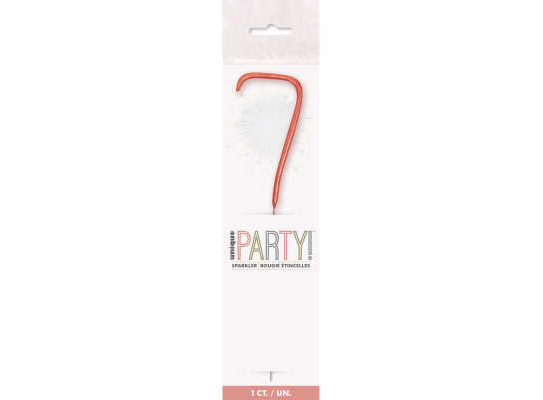 Sparkling Number Candle - 7 - The Ultimate Balloon & Party Shop