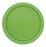 Round Paper Plates - Lime Green