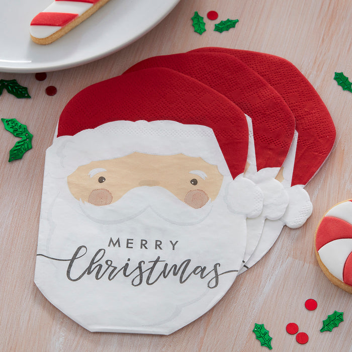 Merry Christmas Santa Napkins