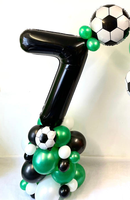 Age Themed Balloon Column - Football