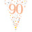 Age 90 Bunting - Rose Gold - The Ultimate Balloon & Party Shop