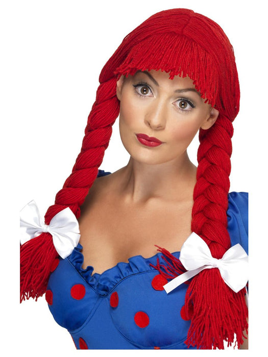 Rag Doll Wig - Red