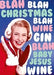 Comedy Christmas Card - Blah Blah Christmas. - The Ultimate Balloon & Party Shop