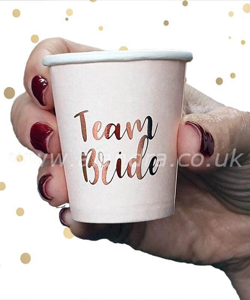 Team Bride Shot Cups