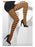 Striped Opaque Tights - Black/Orange - The Ultimate Balloon & Party Shop