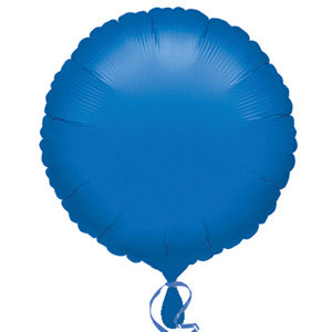 18" Foil Round Balloon - Blue - The Ultimate Balloon & Party Shop