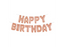 Happy Birthday Balloon Banner in Rose Gold - The Ultimate Balloon & Party Shop