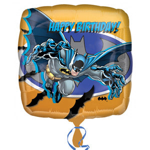 18" Foil Batman Happy Birthday Printed Balloon - The Ultimate Balloon & Party Shop