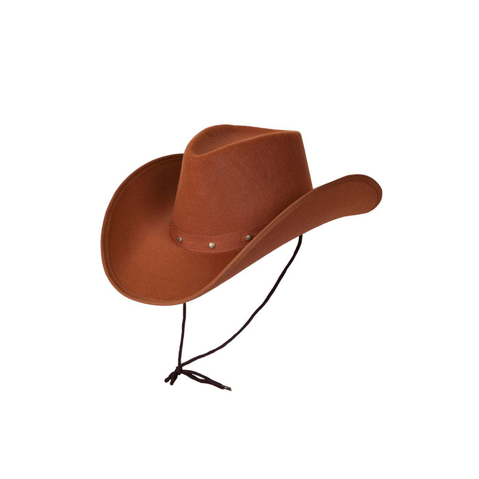 Texan Cowboy Hat - Light Brown