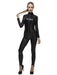 Fever Miss Whiplash Black Catsuit - The Ultimate Balloon & Party Shop