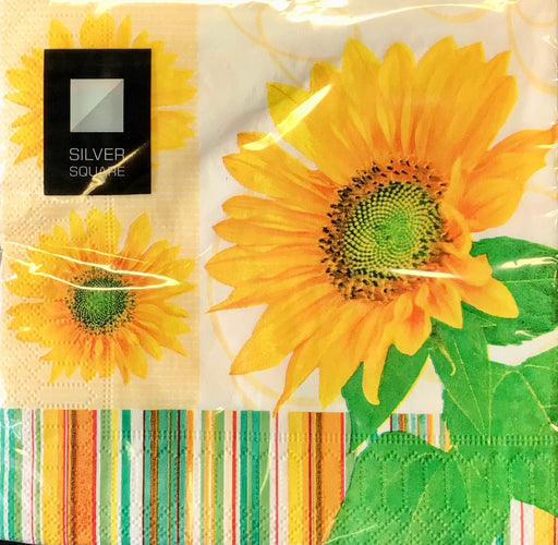 Sun Flower Print Napkins - (20pk)