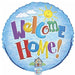 18" Foil Welcome Home Bright Balloon - Blue - The Ultimate Balloon & Party Shop