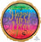 Happy New Year Foil Balloon - Bright Swirl - The Ultimate Balloon & Party Shop