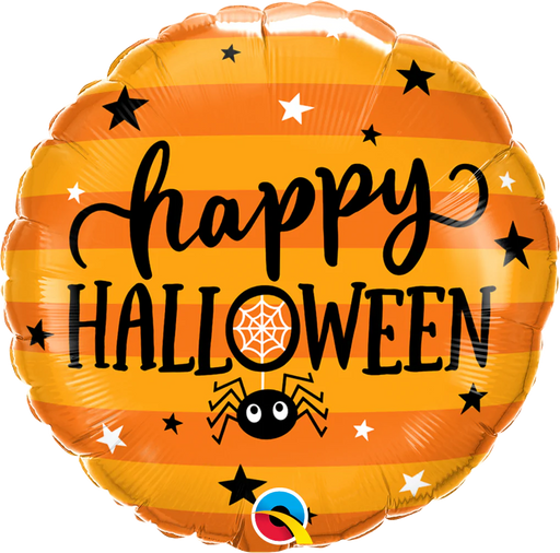 18” Halloween Foil Balloon - Stars & Spiders