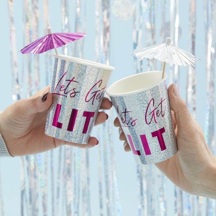 Let’s Get Lit Paper Cups