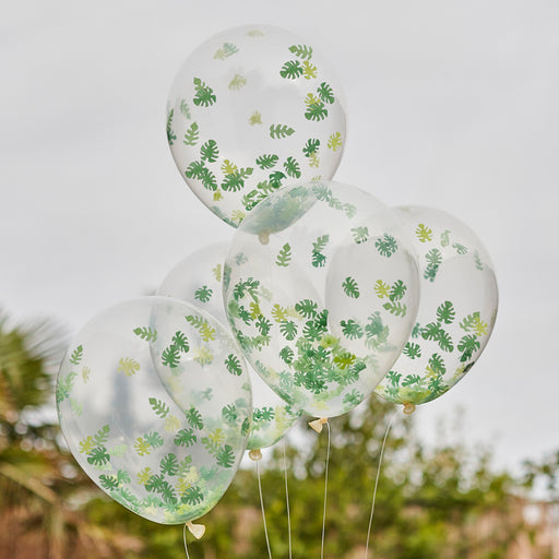Confetti Balloons - Jungle Leaf