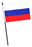 Russia Hand Waving Flag