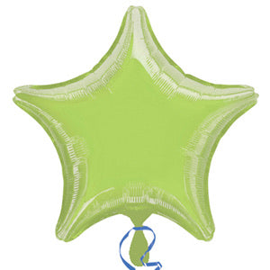 20" Foil Star Balloon - Lime Green - The Ultimate Balloon & Party Shop