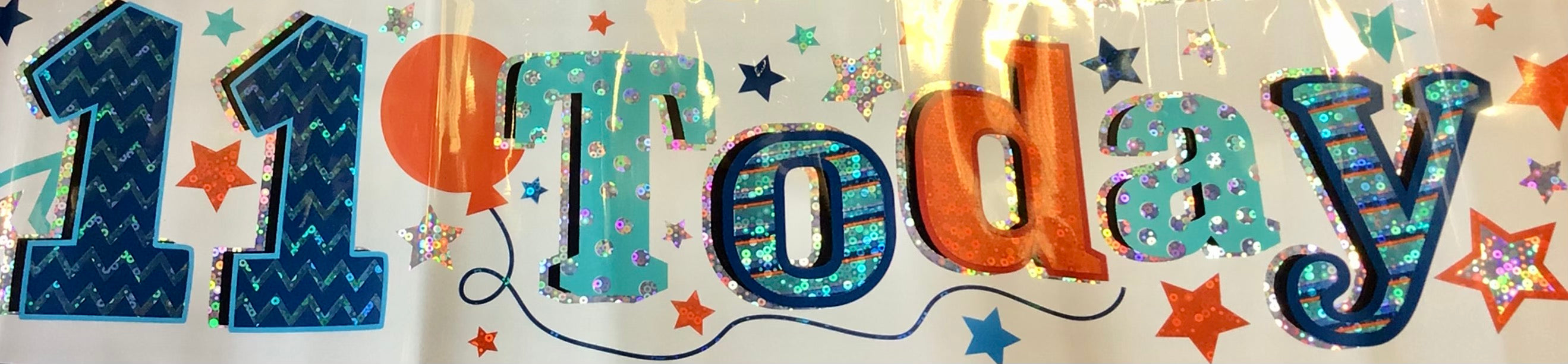 Age 11 Birthday Banner