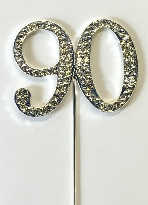 Diamanté Cake Topper- 90