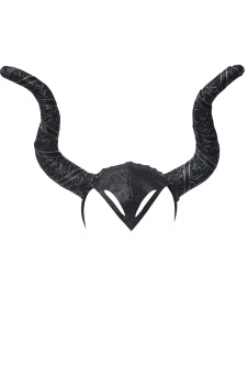 Gothic Witch Horns - Black