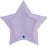 36” Large Foil Star Balloon - Lilac (matte)