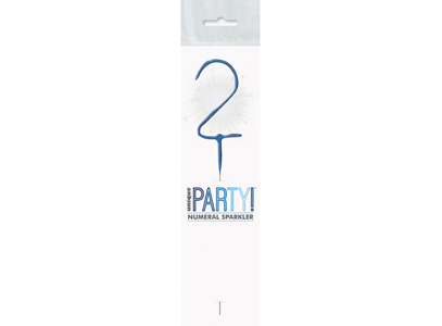 Sparkling Number Candle - 2 - The Ultimate Balloon & Party Shop