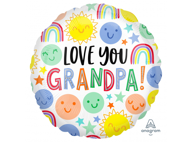 18" Foil Happy Birthday - Grandpa