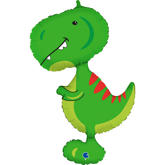 38” Foil Dinosaur Printed Balloon - The Ultimate Balloon & Party Shop