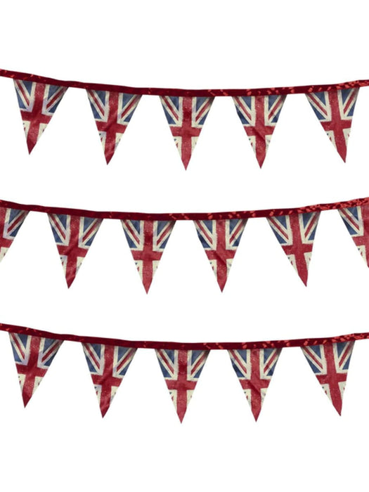 Satin Union Jack Pennant Bunting (3m)