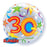 30th Birthday Deco Bubble Balloon -  Bright - The Ultimate Balloon & Party Shop