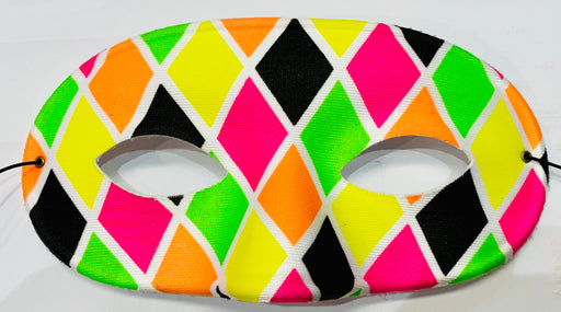 Multicoloured Domino Eyemask