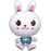 Large Animal Shape Foil Balloon - Cute Bunny - The Ultimate Balloon & Party Shop