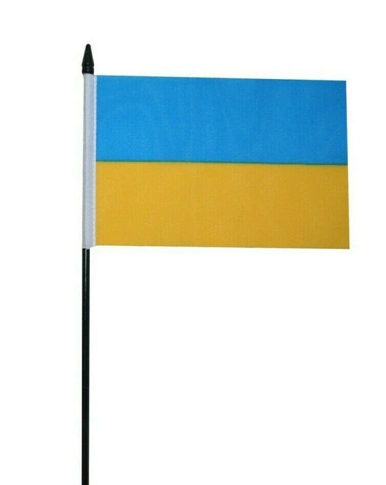 Ukraine Hand Waving Flag