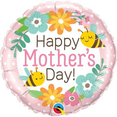 18" Mother's Day Foil Balloon - Bees