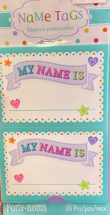 Baby Shower Name Cards