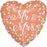 18" Foil Mr & Mrs Heart Balloon - Rose Gold