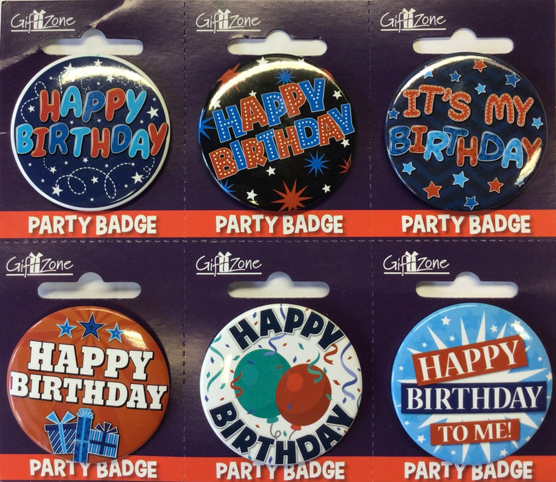 Age Badge - Happy Birthday Designs - The Ultimate Balloon & Party Shop