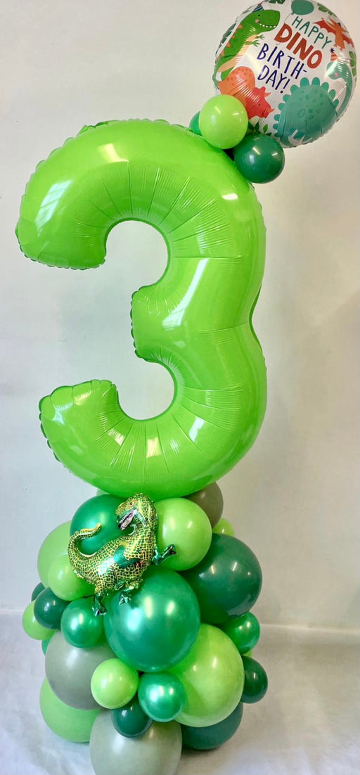 Age Themed Balloon Column - Dinosaur