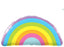 36” Foil Rainbow Shape Balloon - Pastel - The Ultimate Balloon & Party Shop