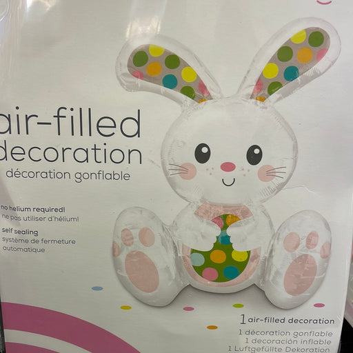 Air Filled Birthday Easter Bunny Balloon