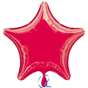 20" Foil Star Balloon - Red - The Ultimate Balloon & Party Shop