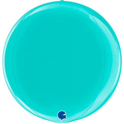 Globe Foil Balloon - Tiffany Blue