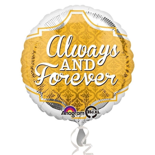 18" Foil Always and Forever Balloon - The Ultimate Balloon & Party Shop